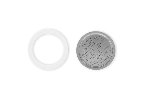 Bialetti - 1 seal + 1 filter strainer stainless steel jug 1/2 cups
