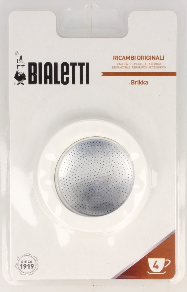 Bialetti - Blister 3 seals + 1 filter screen Brikka 4 cups